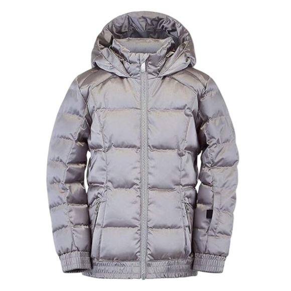 Spyder Other - SPYDER Girls Bitsy Atlas Silver Puffer Jacket Winter Snow Ski Warm Size 4